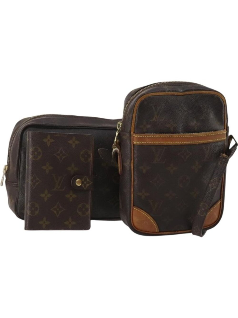 LOUIS VUITTON Monogram Shoulder Bag 3 Set